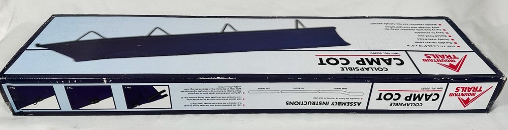 NEW - Mountain Trails Collapsible Base Camp Cot