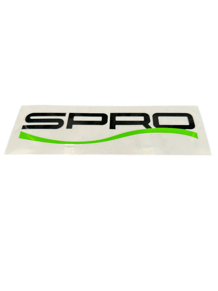 8" SPRO Black and Green Decal