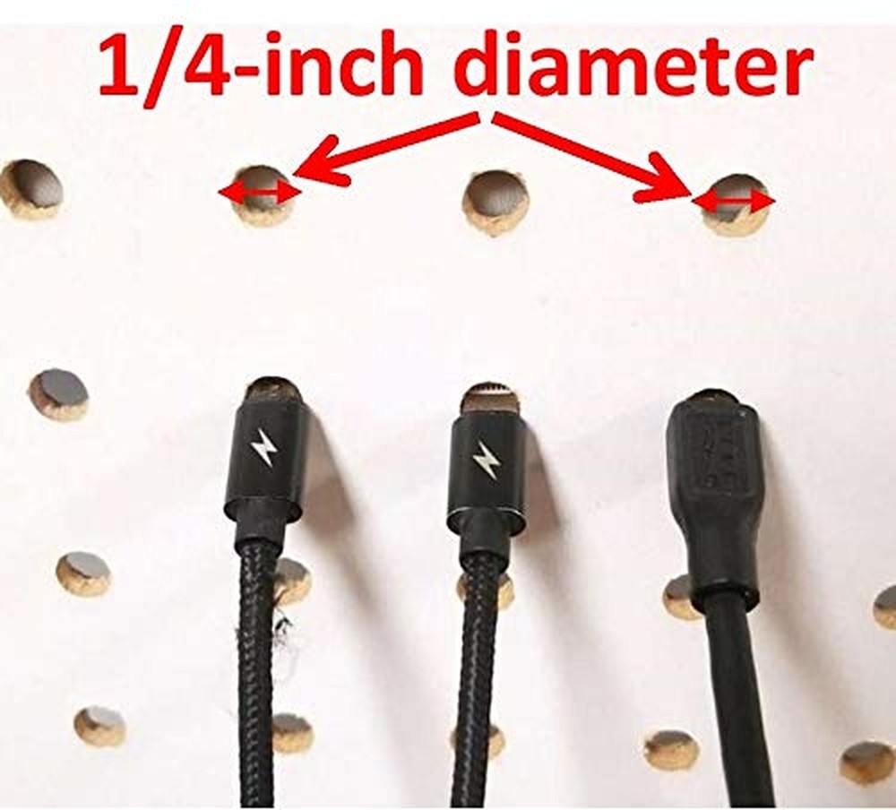 JSP Manufacturing Plastic Locking J Hook & L Hook Pegboard Kit | Garage Tool ...
