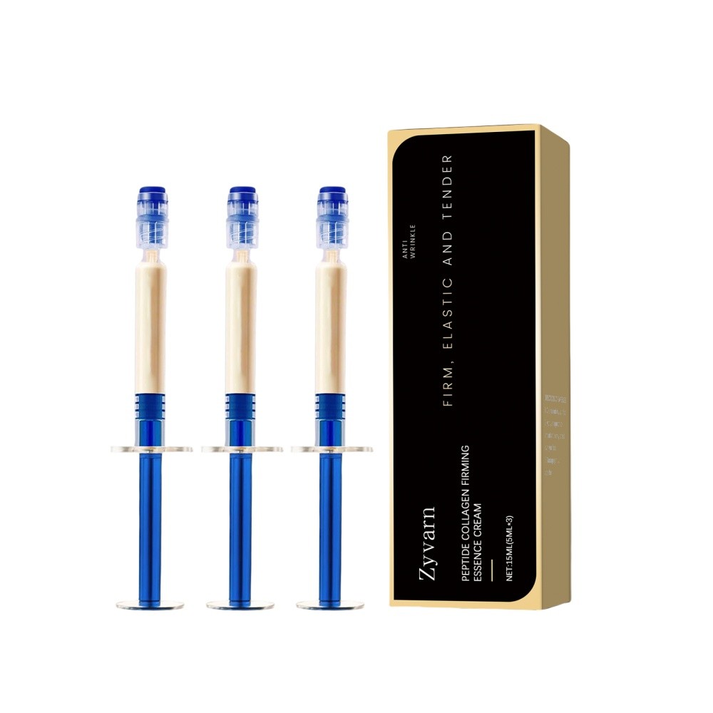 6Pcs Polypeptide Collagen Elastic Essence Cream Anti-Wrinkle Micro-Molecular 5ml