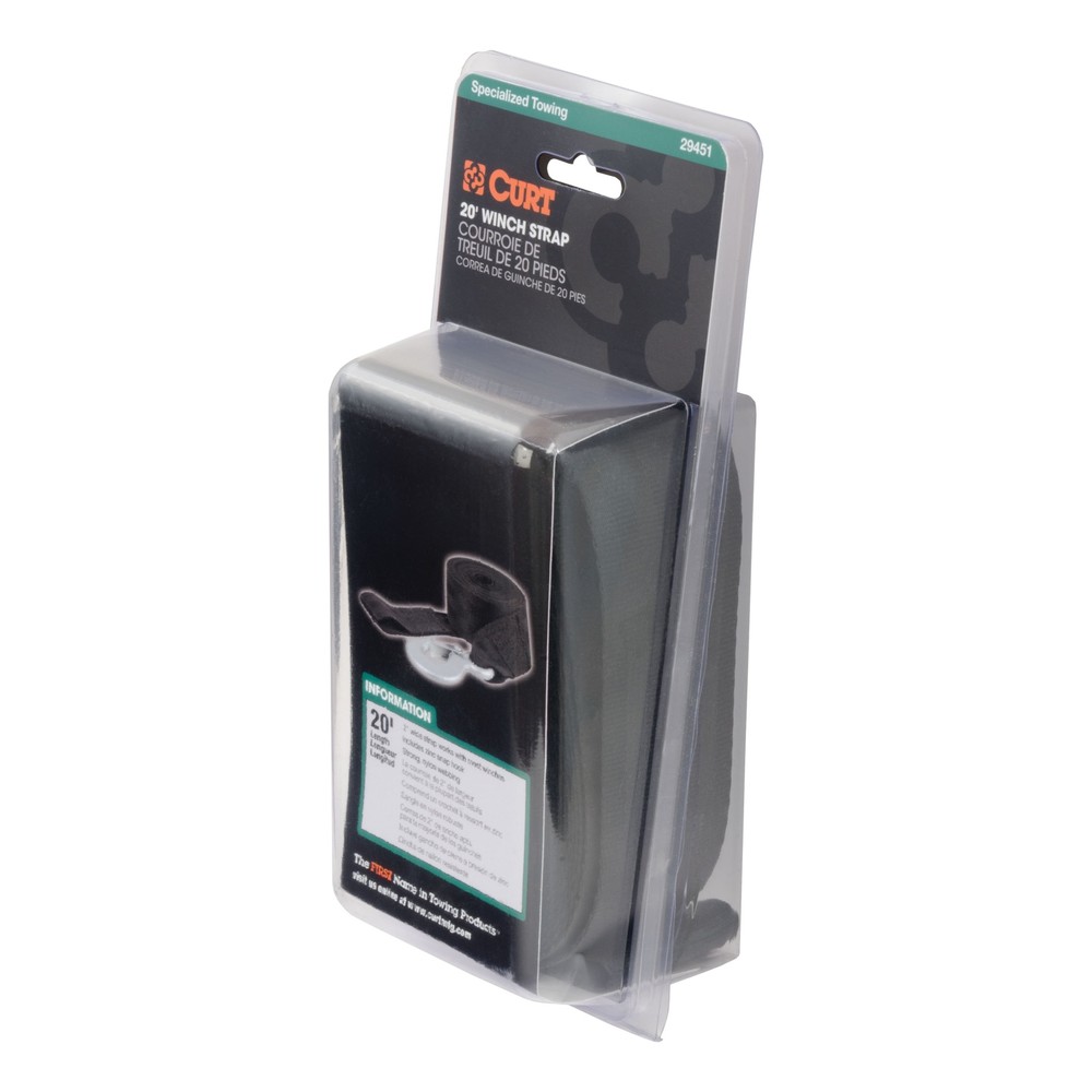 20' Winch Strap with Snap Hook (1,100 lbs.)