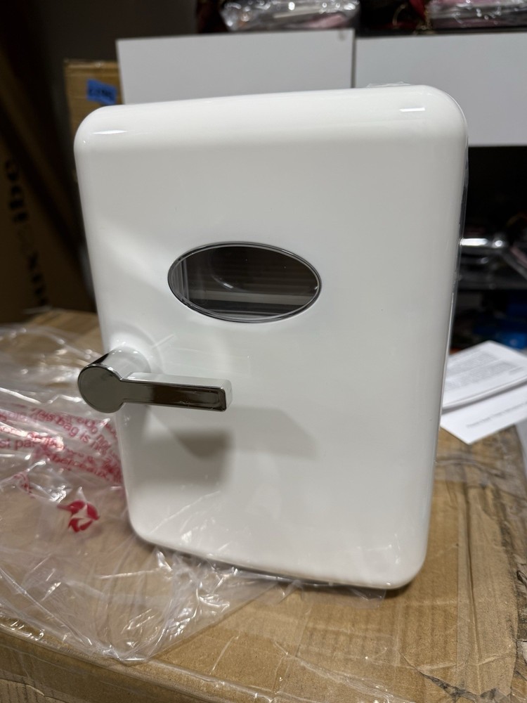 6 Can Portable 4L White Car Mini Fridge