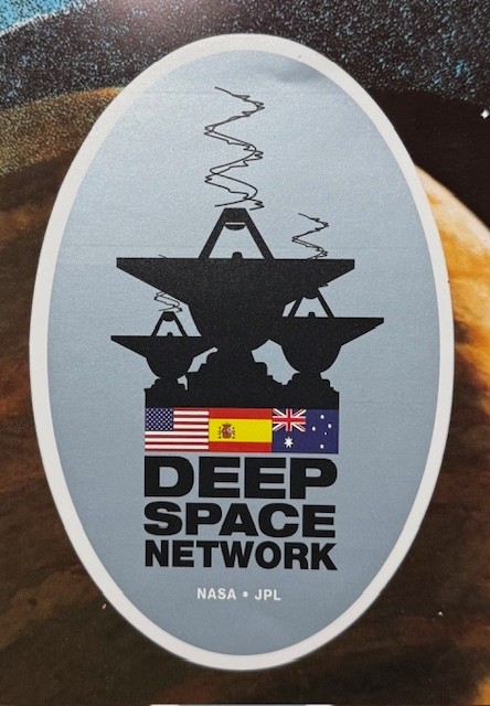 DEEP SPACE NETWORK OVAL RARE DECAL STICKER