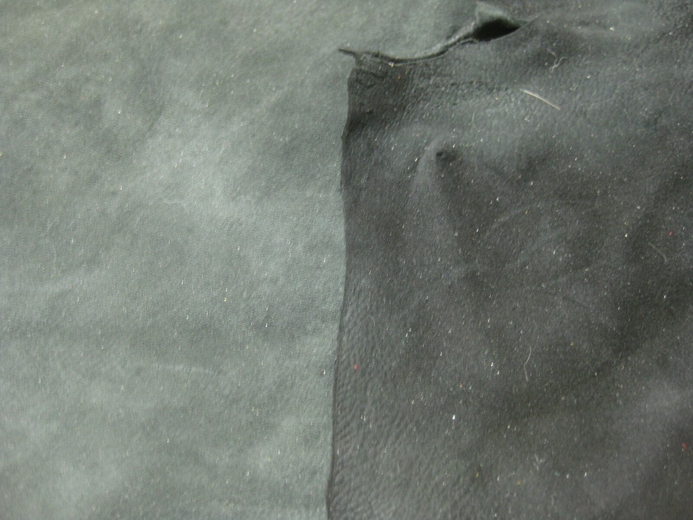 Black Top Grain Deer Leather # 0009757 ROW 77