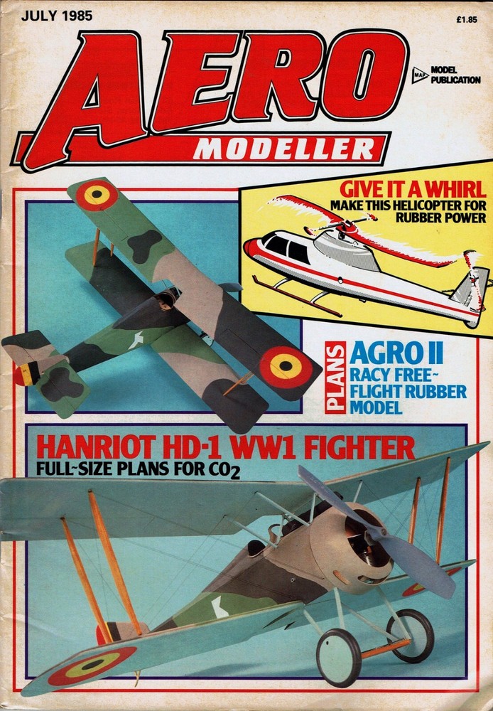 Model Airplane Plans (FF): Un Helico Peanut Rubber-Powered Helicopter