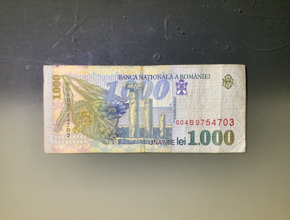 Romania 1000 Lei 1998 Circulated