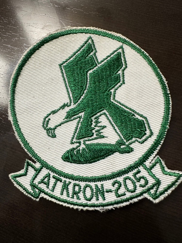Vintage US Navy Atkron 205 Squadron Patch