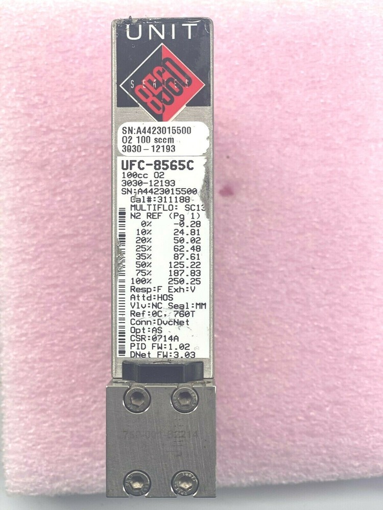 Celerity Unit UFC-8565C Mass Flow Controller MFC 02 100 SCCM