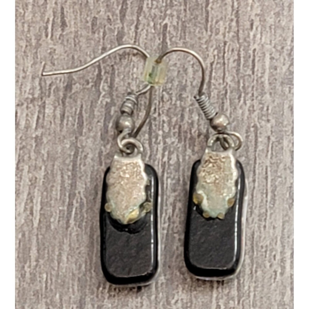 Handcrafted Multicolor Drop Dangle Earrings Approx 1"