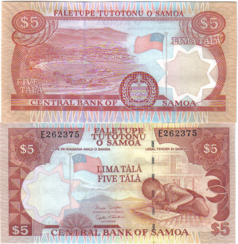 SAMOA 5 TALA ND (2002) PICK 33 UNC