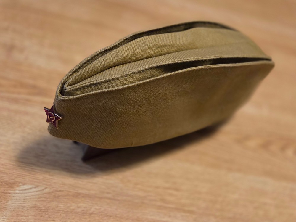 Soviet Pilotka Garrison Cap Size 56 (Size 7 US/Medium), Uncirculated, WWII?
