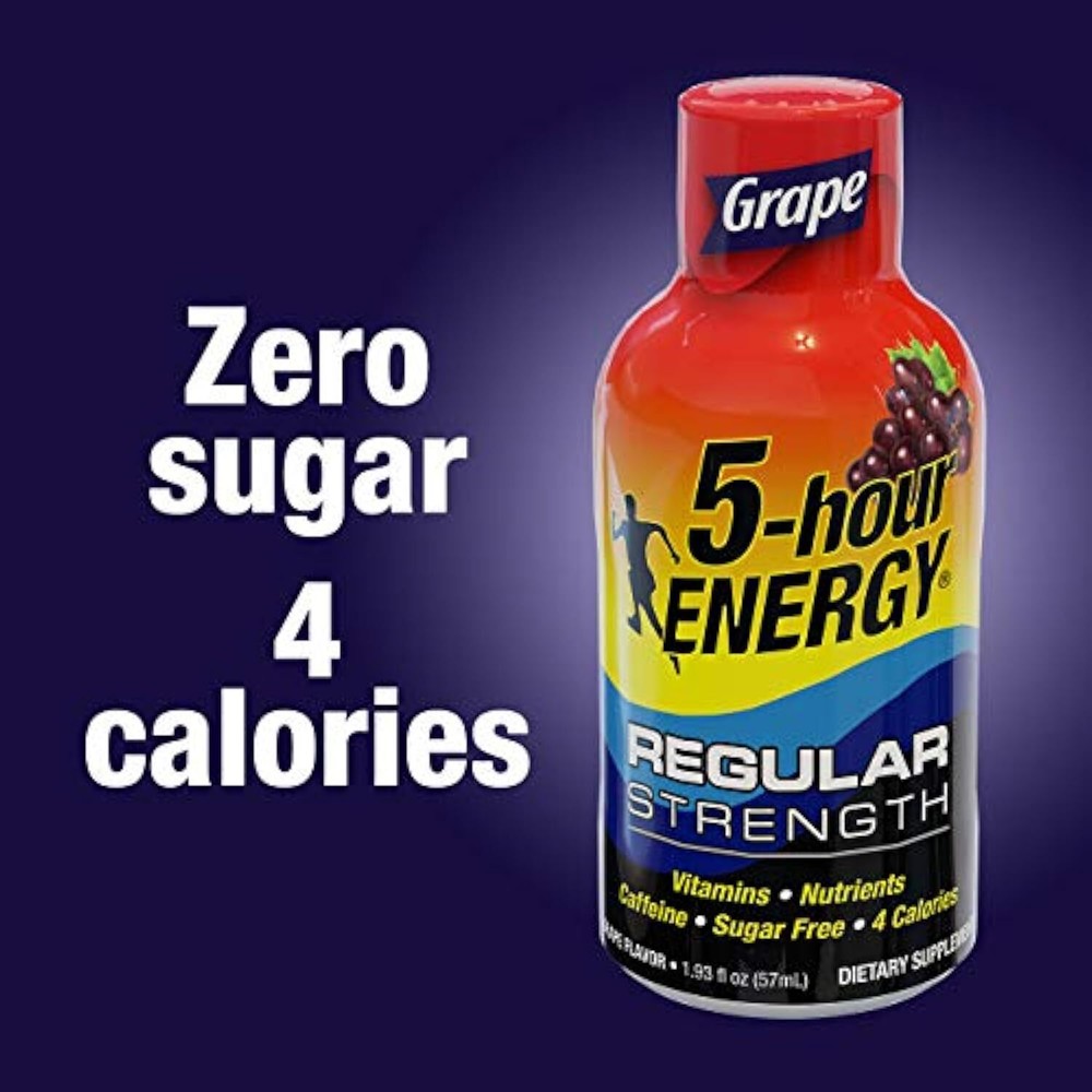 Regular Strength 5-hour ENERGY Shots � Berry � 24 Count