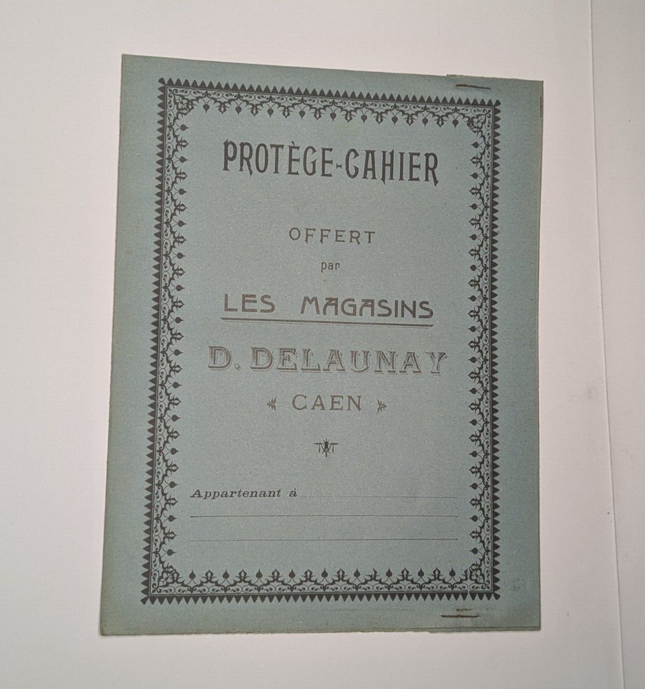 DELAUNAY Caen 1960 store notebook protector