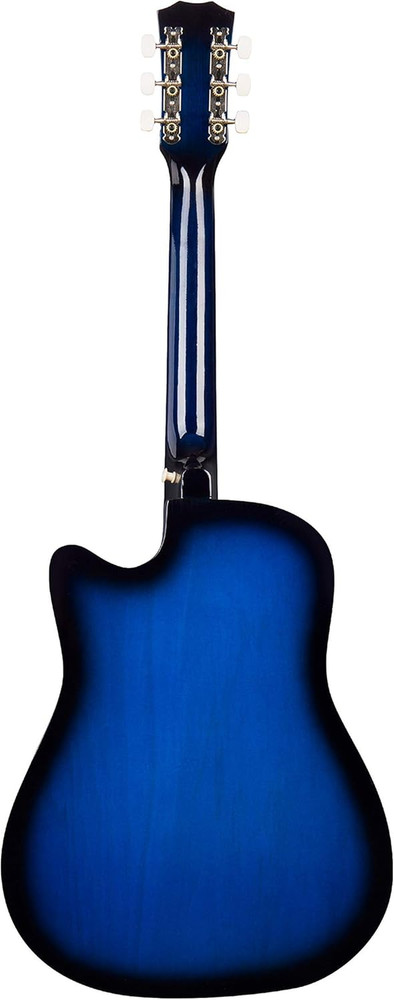 38 Inch Blueburst Beginner Acoustic Guitar Kit,Bundle with a Strap with Picks Ho