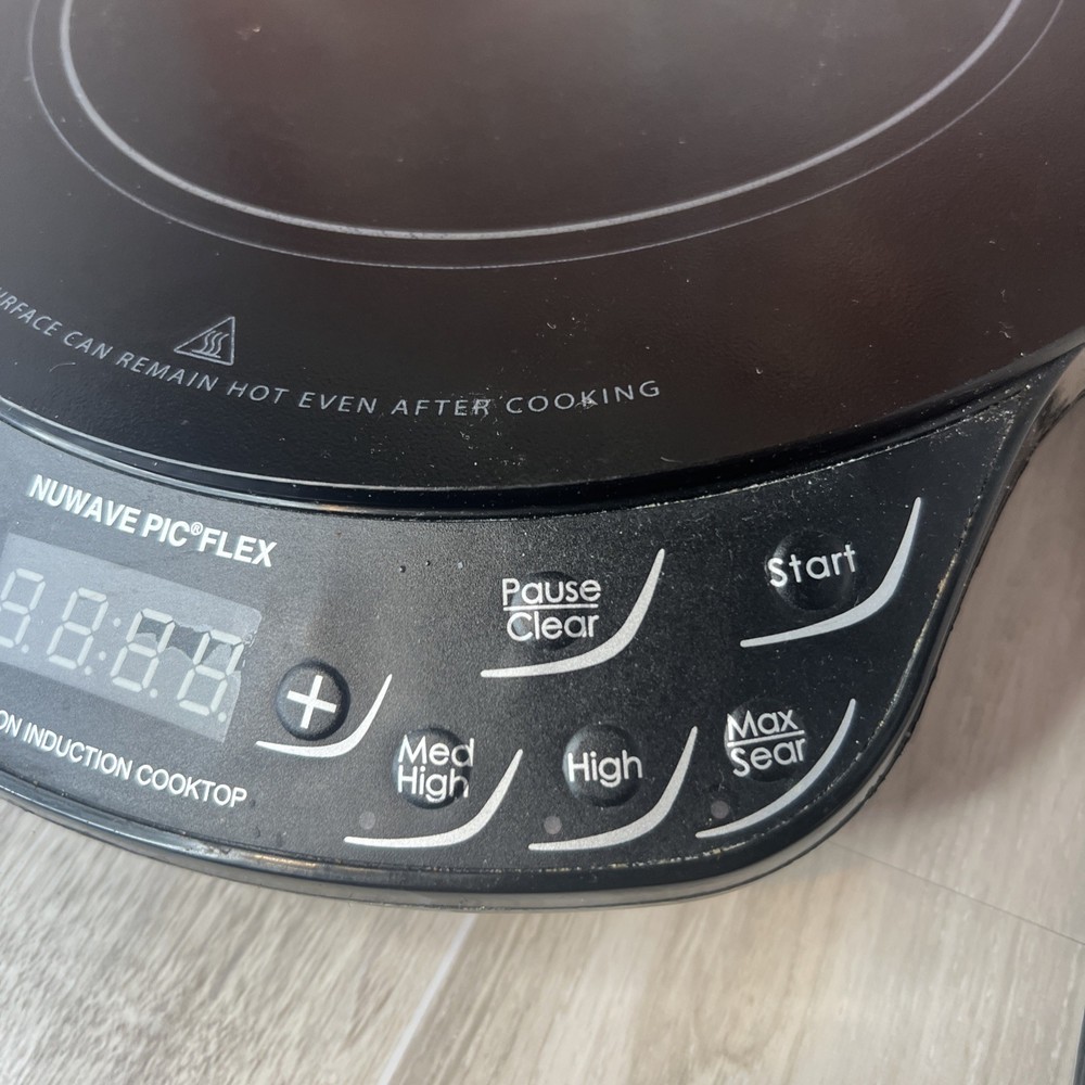 Nuwave Precision Induction Cooktop Flex Black PIC FLEX Great Burner!!! TESTED 🔥