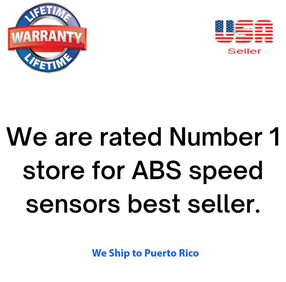 ABS Wheel Speed Sensor Front Left & Right W/Connector Fit:Expedition & Navigator
