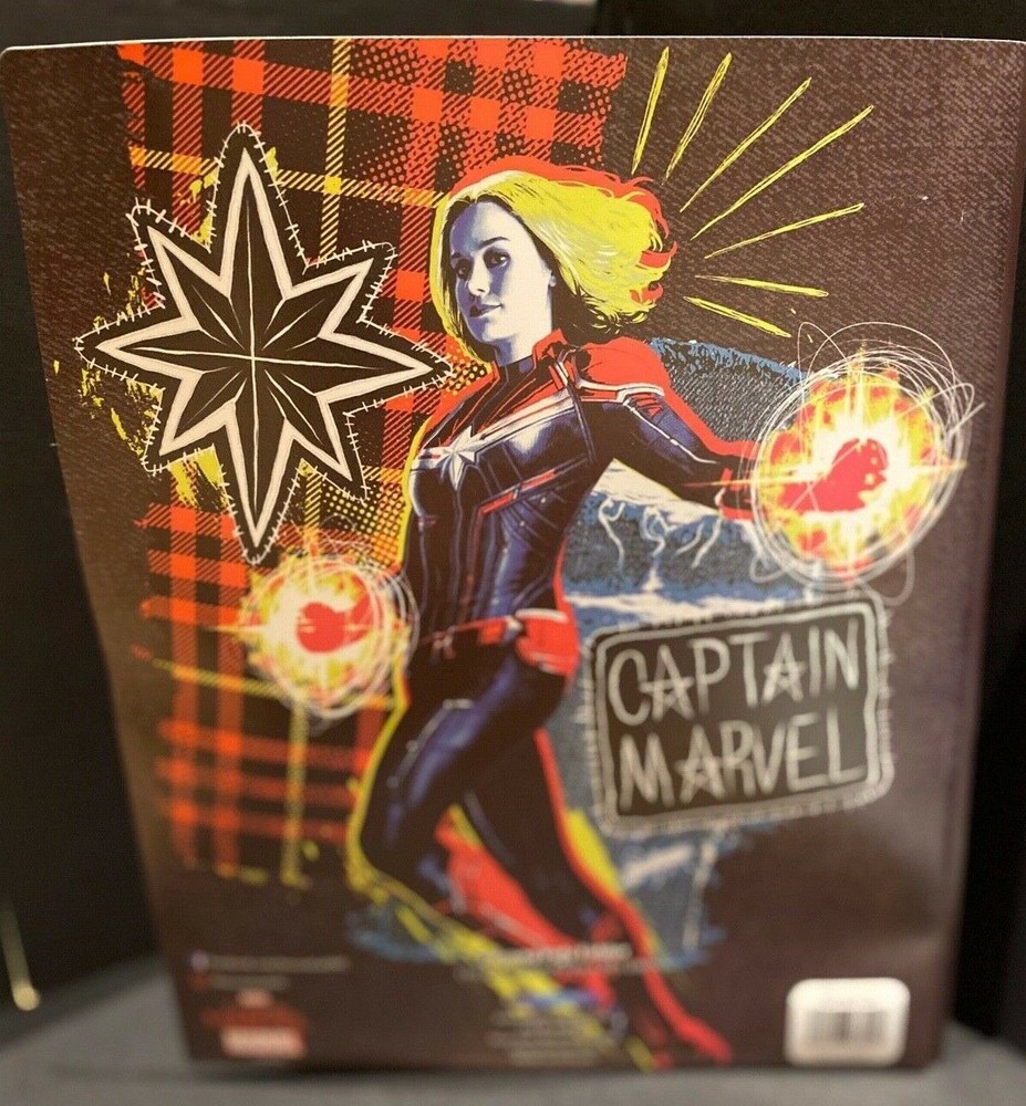 2 Marvel Captain Marvel 3 Prog Poly Folders NEW