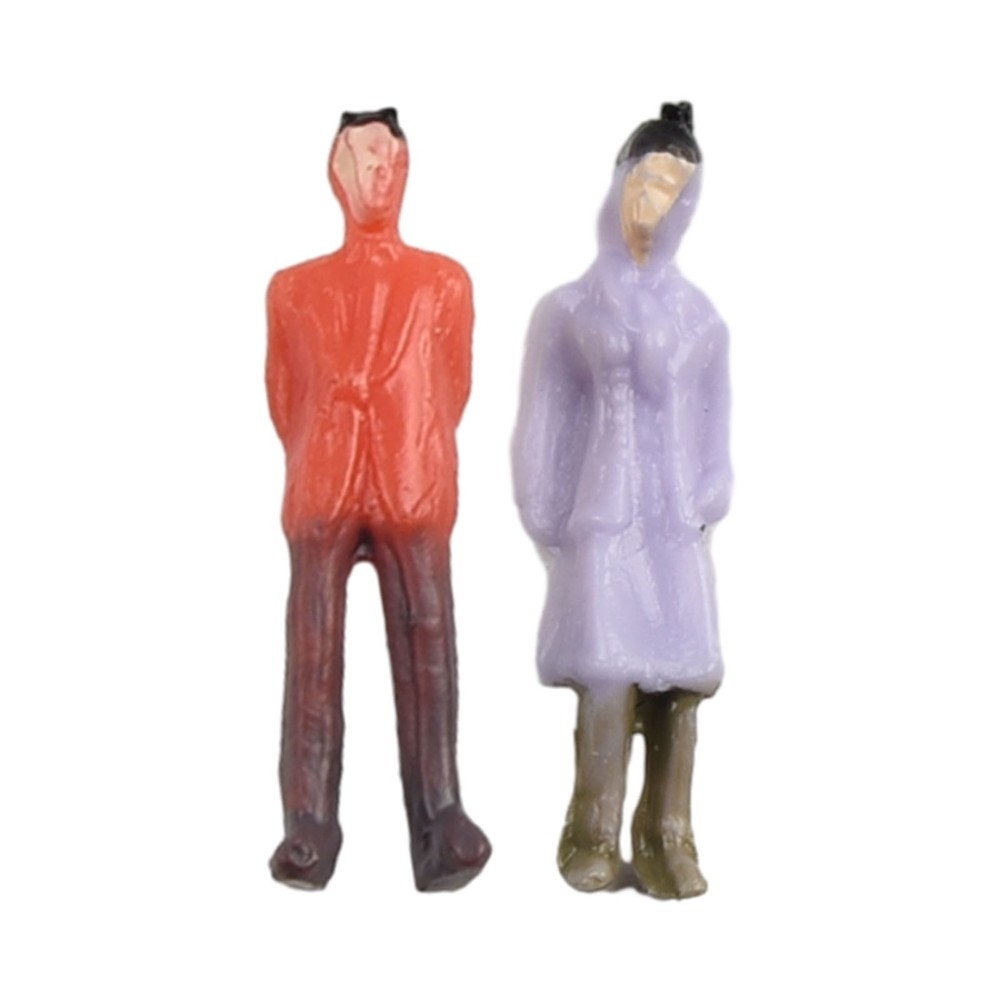 Railway Train Layout Painted Figures HO Scale Mixed Batch Model People Passenger