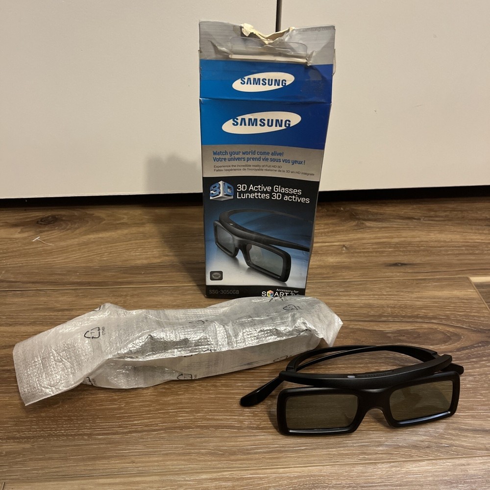 Samsung SSG-3050GB 3D Active Glasses - Black Untested