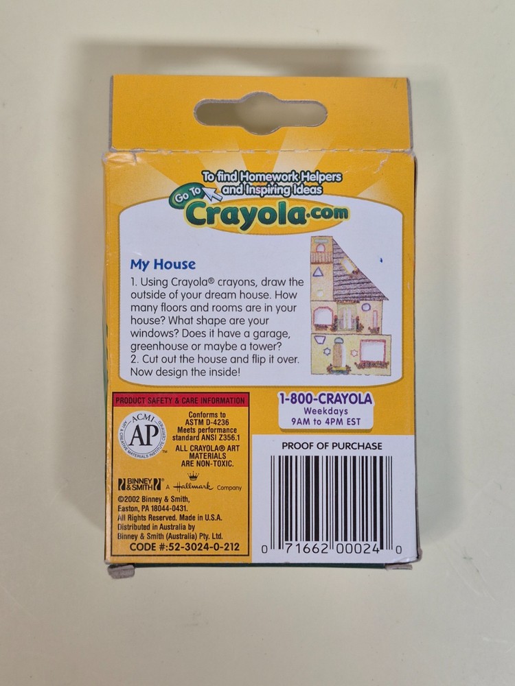 Crayola Crayons 24 Pack Vintage 2002