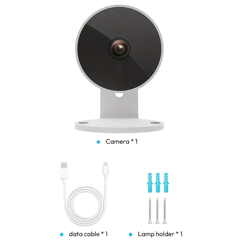 1pc Security Camera HD 4MP Smart WiFi Camera Home Security Features A+ Enhanced