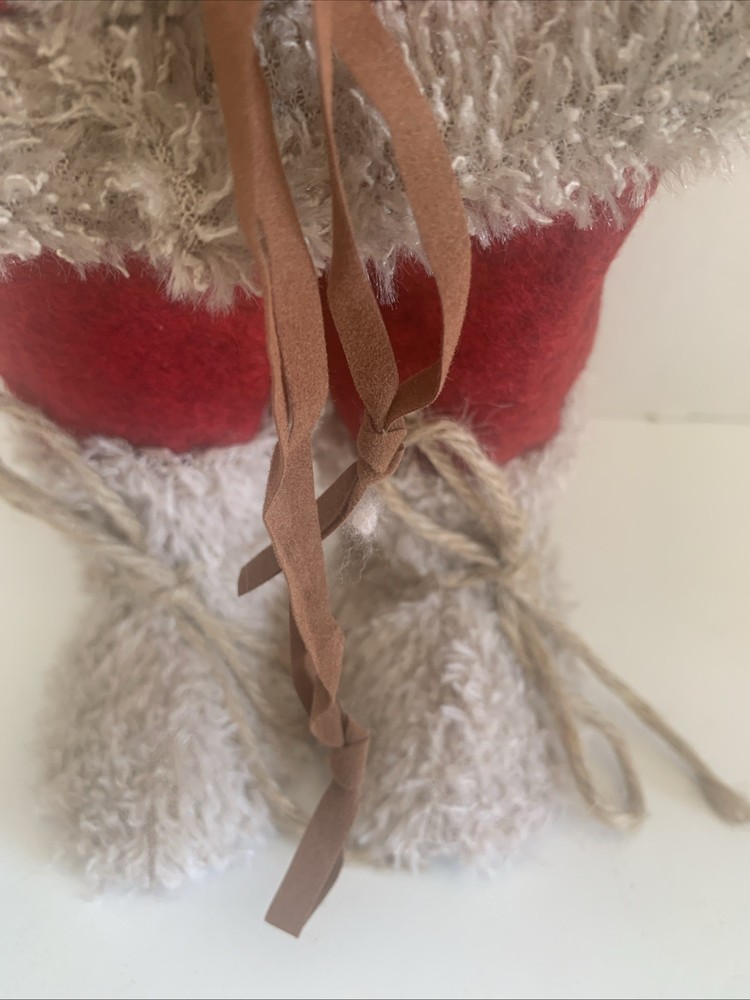 16” Standing Father Christmas W/ Bag Enchanted Forest