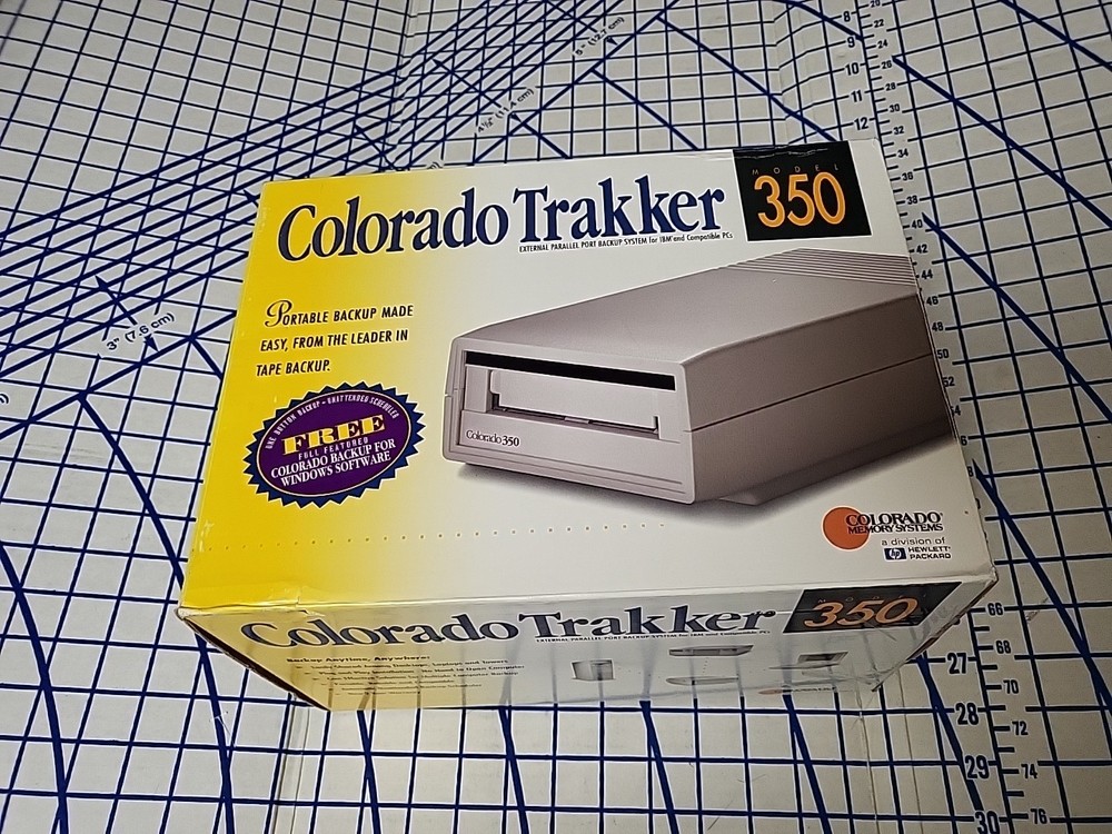 Colorado Trakker 350 External Parallel Port Backup System IBM