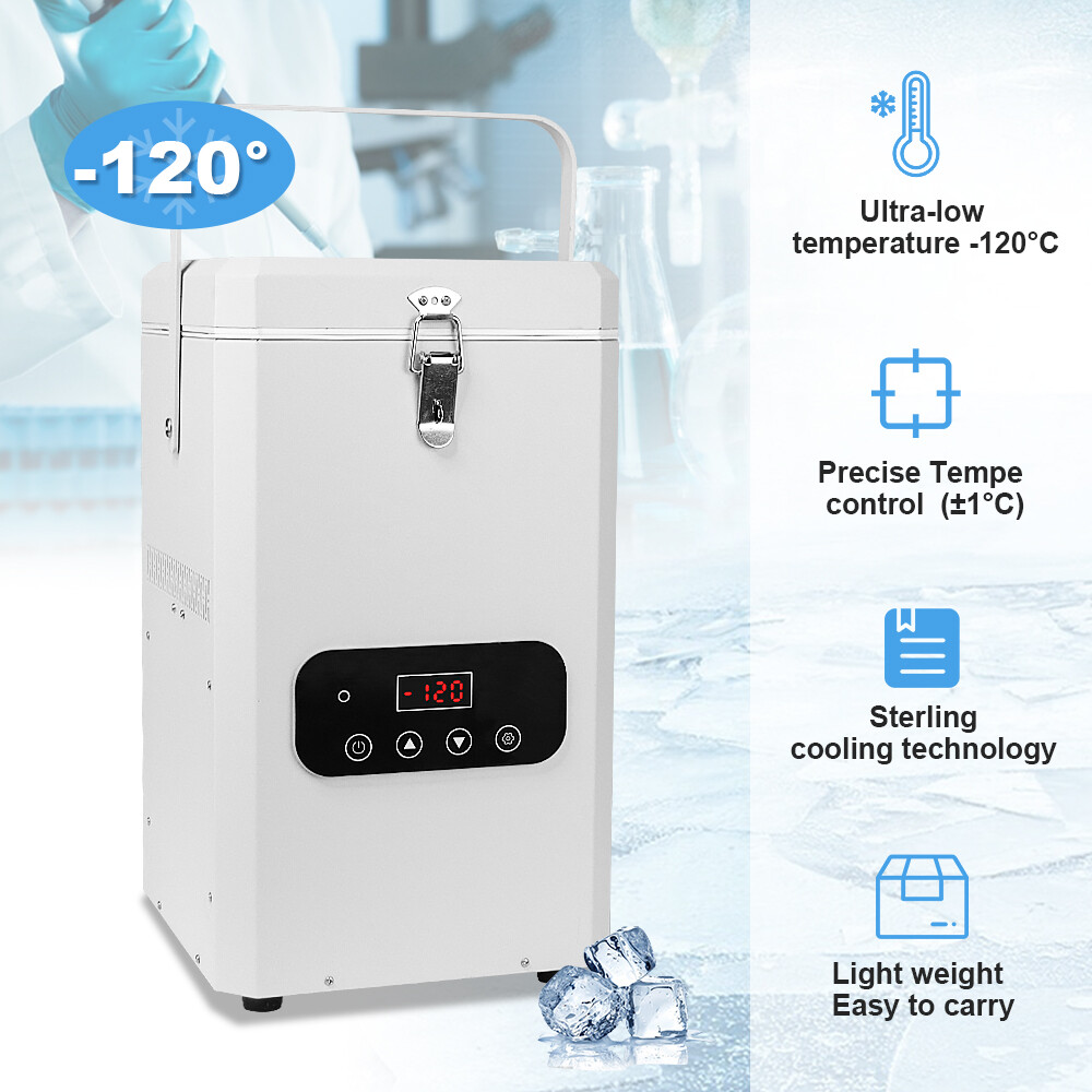 2L -120℃/-184℉ Ultra-Low Temperature Deep Lab Freezer for Samples Storage