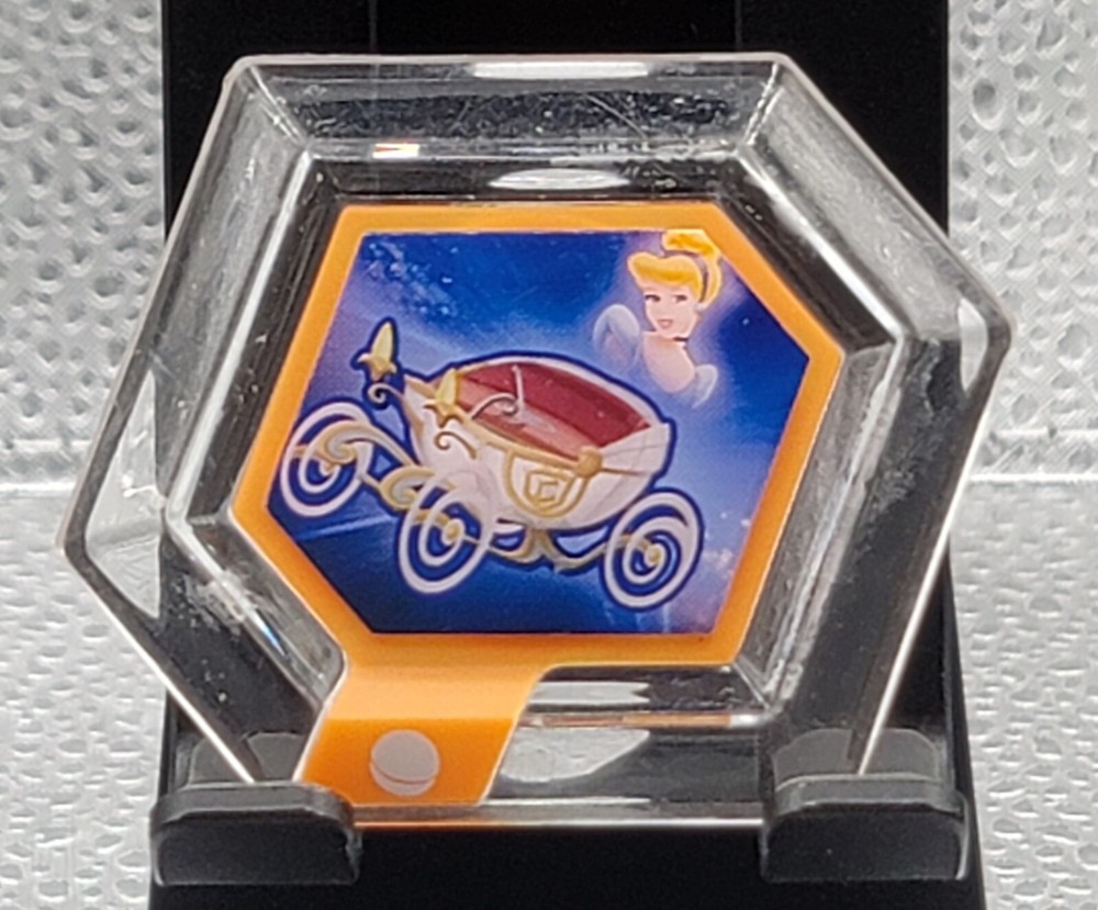 Disney Infinity Power Disk Cinderella's Carriage! Scratching on Front!