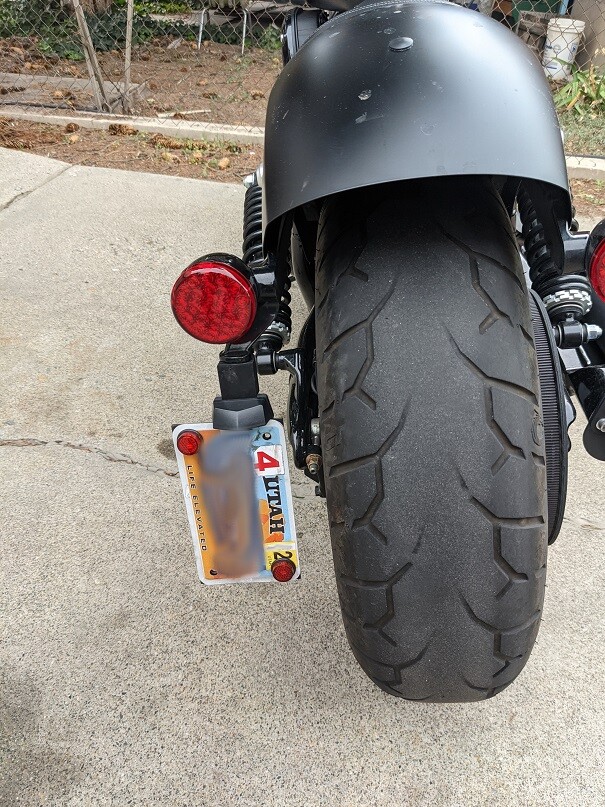 Chief Vertical License Plate Mount