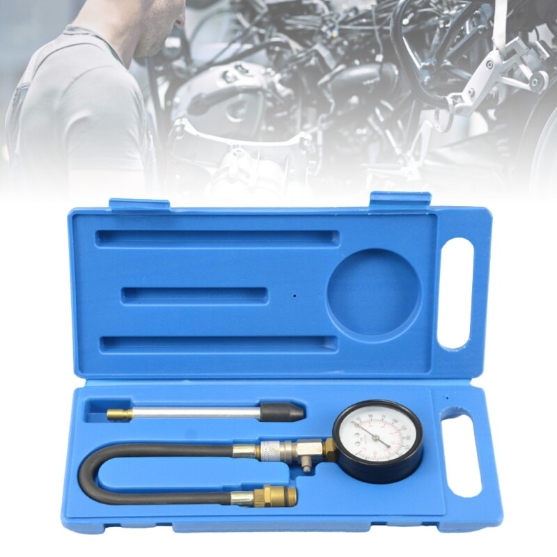 Car Petrol Engine Compression Tester Engine Cylinder Automobile Pressure Gauge
