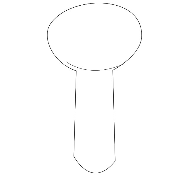 Genuine GM Headrest Guide 12473336