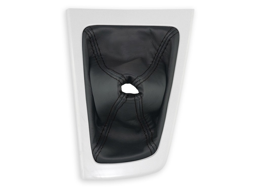 FOR FORD FOCUS 3 2011-2014 GEAR SHIFT BOOT GAITER LEATHER STITCHING BLACK