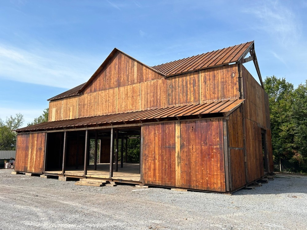 Wood & steel frame building with multiple uses