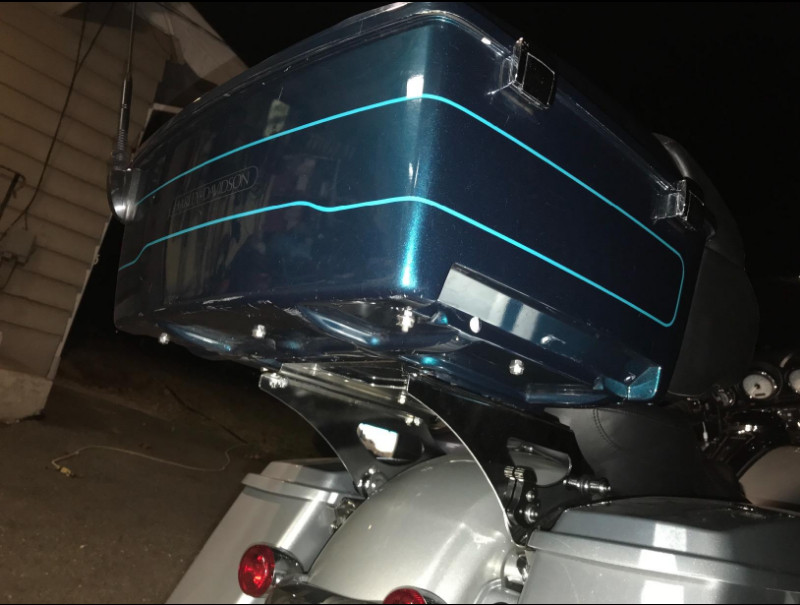 For Harley 2009-2013 Electra Glide 2-Up Tour Pack Pak Rack Mounting Bracket