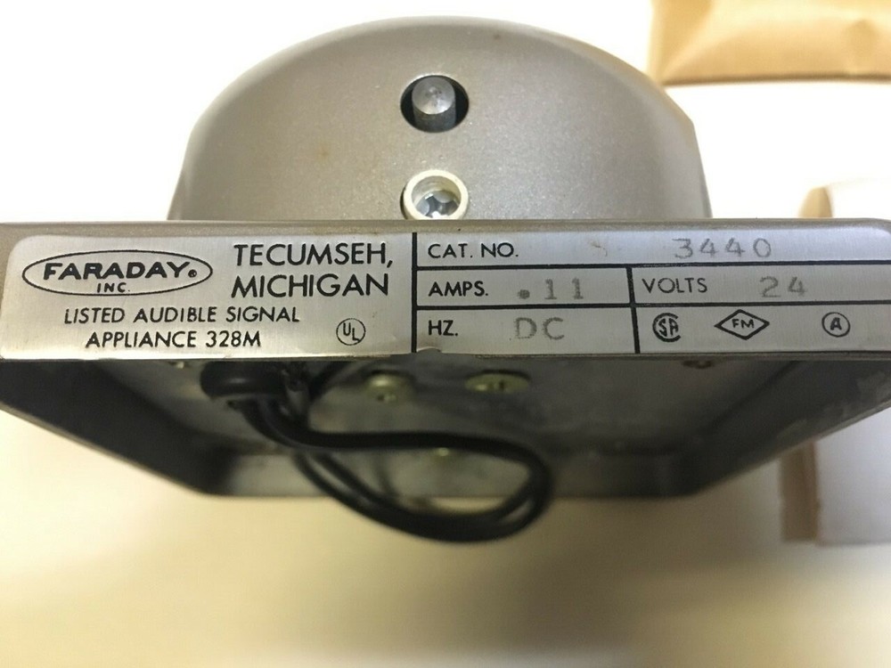 FARADAY BELL VINTAGE 3440 24VDC