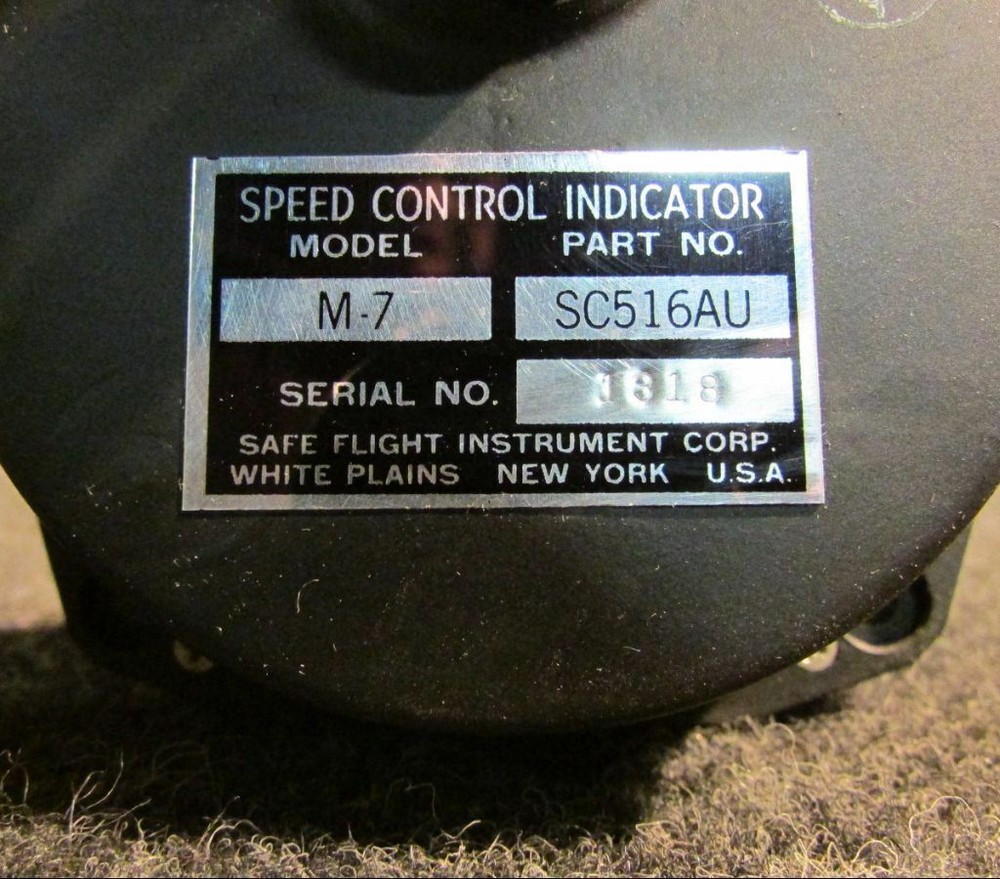 M-7 (USE:SC516AU) Safe Flight Speed Control Indicator