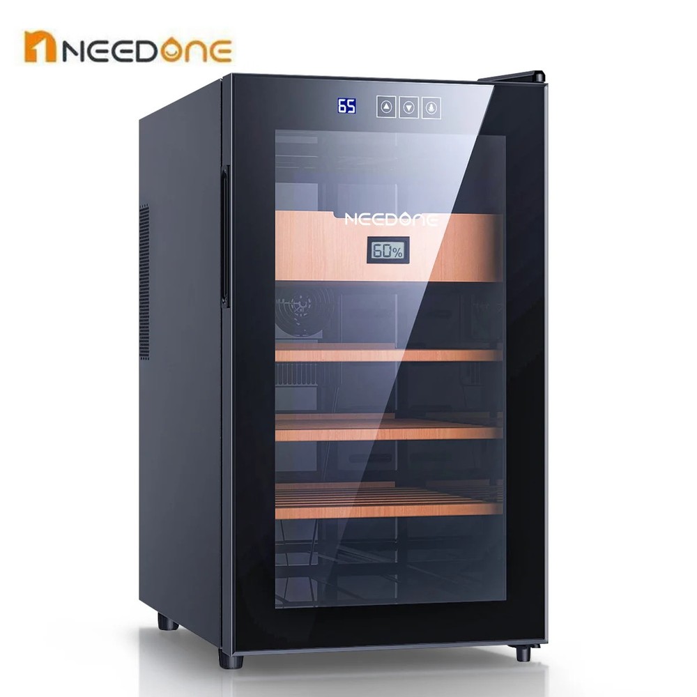 48L Cigar Humidor with Heating& Cooling Temperature Control System Thermostatic
