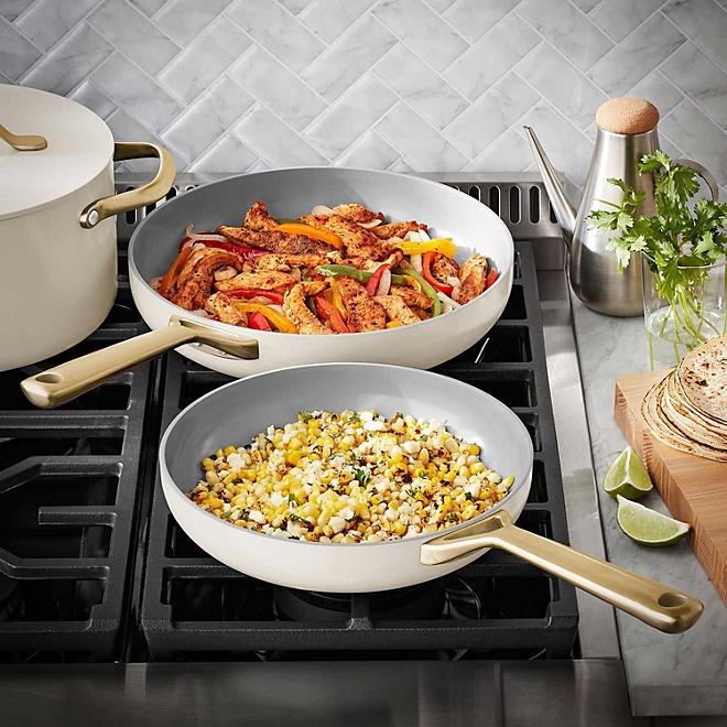 Member's Mark 11-Piece Modern Ceramic Cookware Set (Assorted Colors)