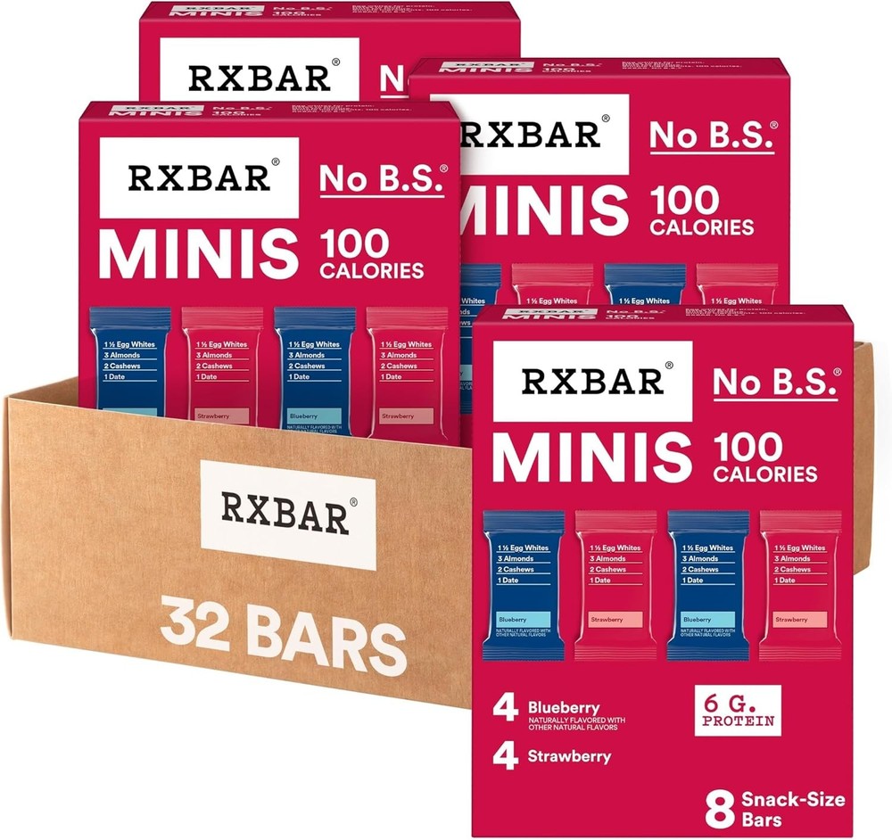 Minis Protein Bars, Protein, Gluten Snas, Variety Pa (4 Boxes, )