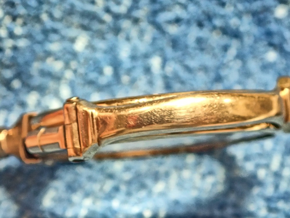 SOLID 15K GOLD 1820'S SIGNED "DIXIE" PLAIN FOLD-OUT GEORGIAN STYLE LORGNETTE!
