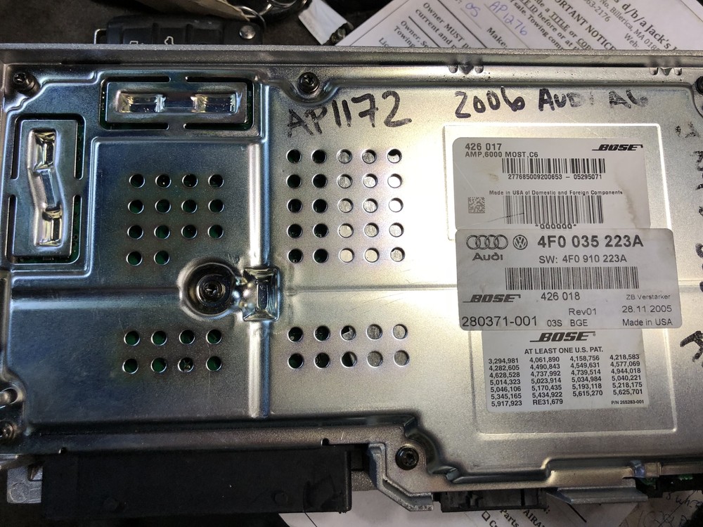 AMPLIFIER Radio AUDI A6 06 4F0035223A