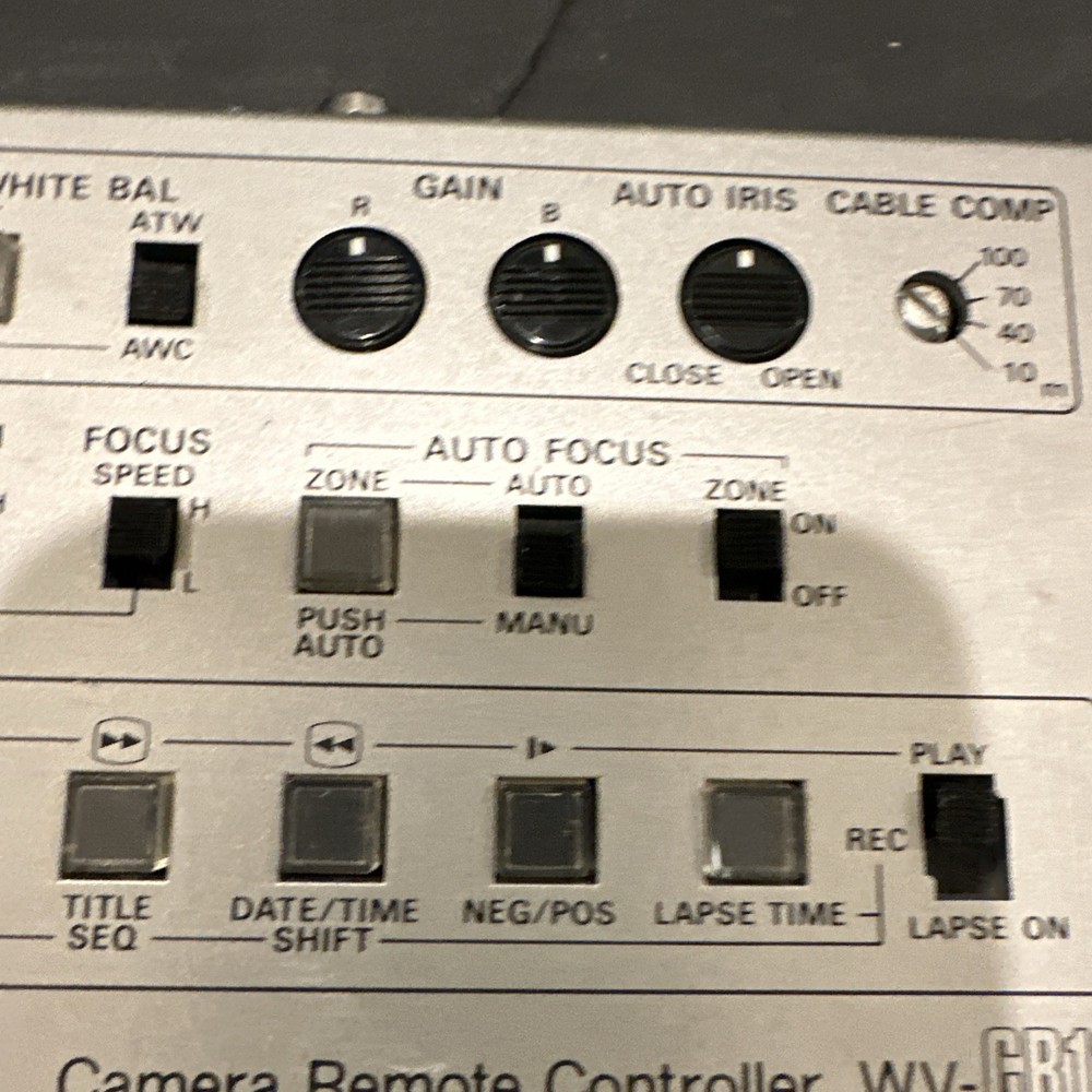 Panasonic WV-CR12 Camera Camera Remote Controller,Untested #R47