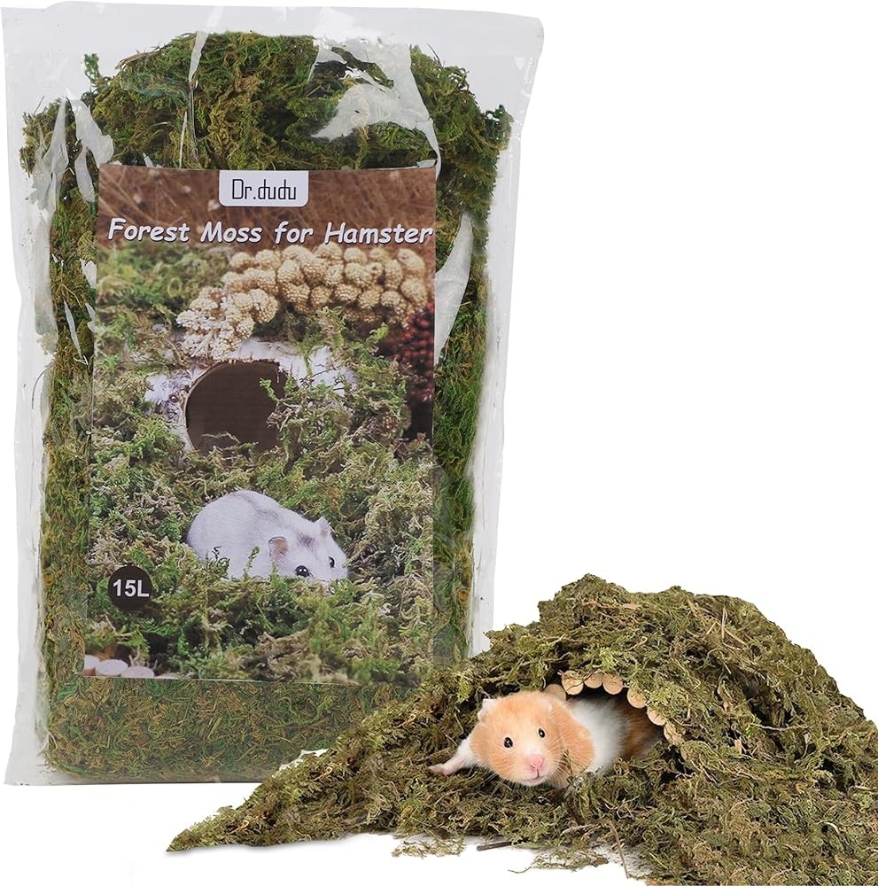 Forest Moss for Hster Bedding Nesting, Syrian rbils Hster