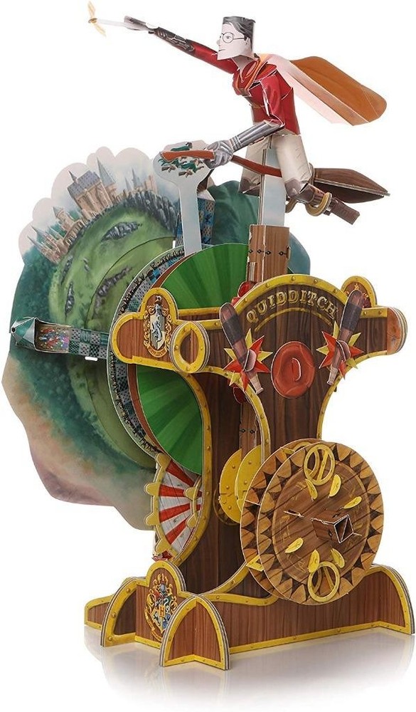 Harry Potter Ice House Moving Books Mechanical Card Model Engineering
