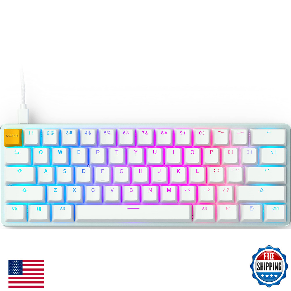 GLORIOUS GMMK White Ice Edition - Compact (Pre-Built)