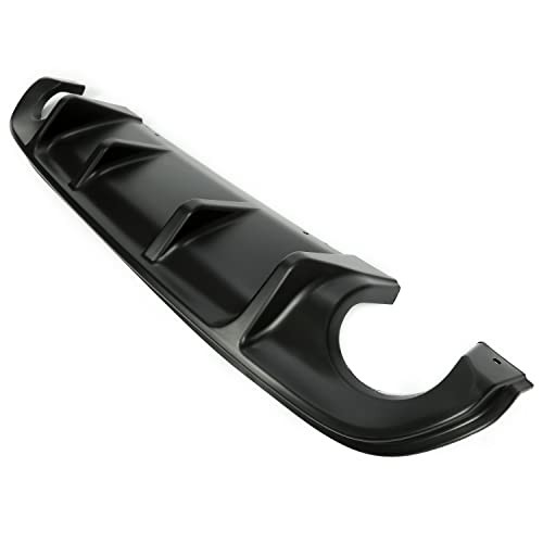 Rear Diffuser Compatible with 2014-2017 Infiniti Q50 Bumper Lip Spoiler Black