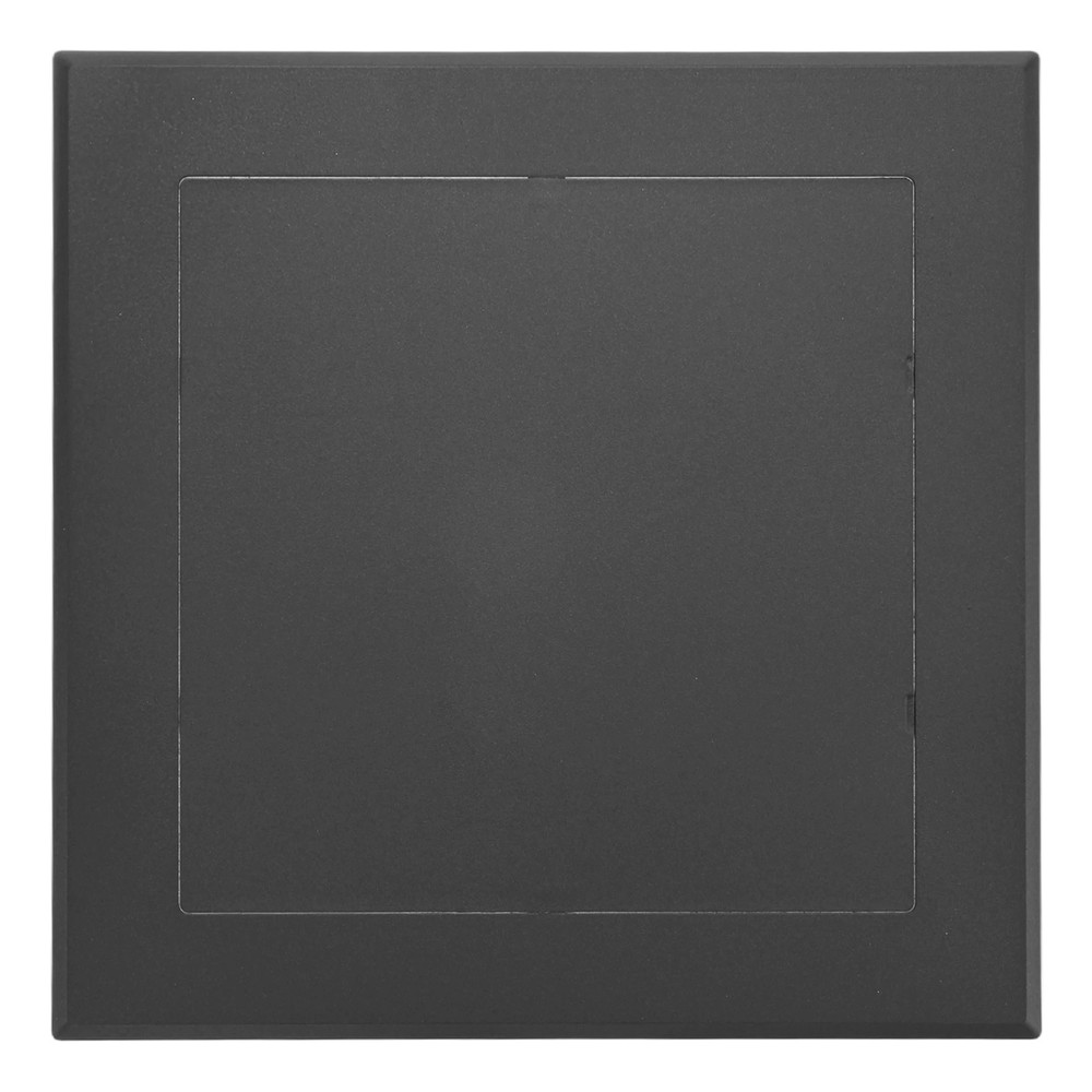 1-Pack Access Panel for Drywall, 6x6" Plastic Removable [Black, Square]