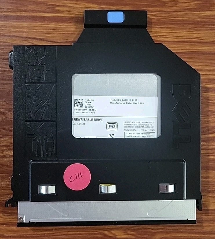 Dell PHXTV 0PHXTV  Optical CD DVD Disk Drive DS-8A9SHH