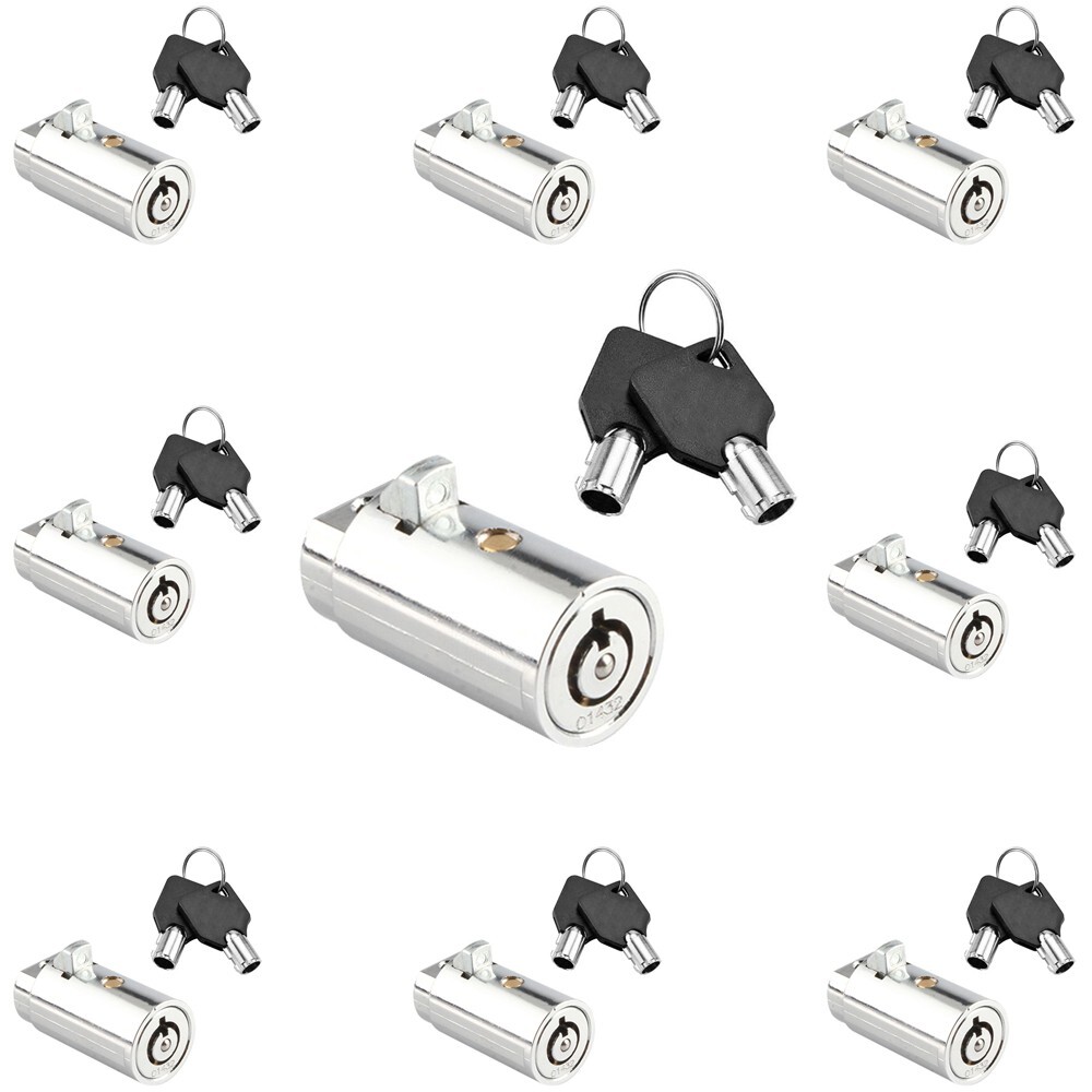10PCS Vending machine T handle Plug Lock KEYED ALIKE Dixie Narco Vendo
